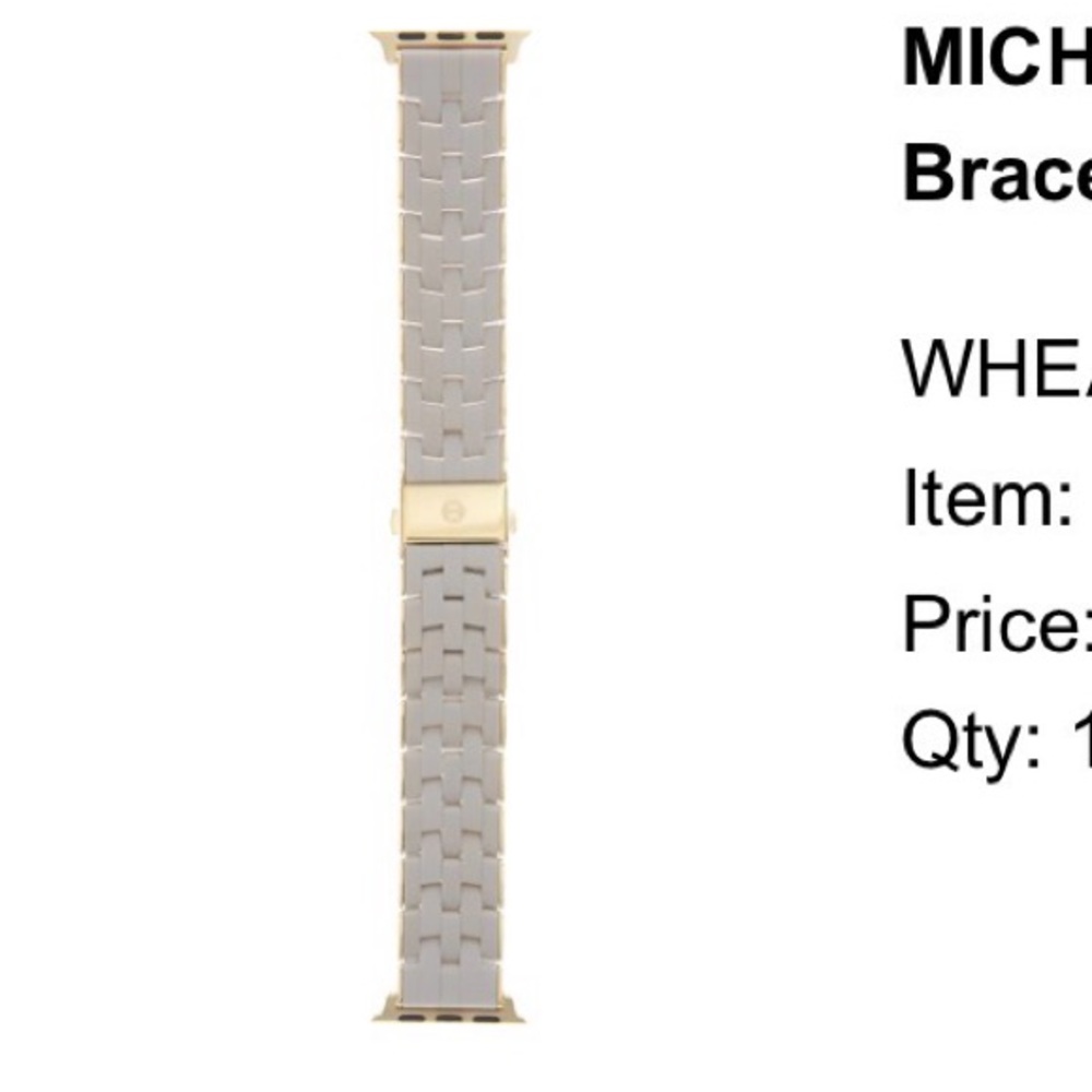 MICHELE Silicone 20mm Apple Watch®
Bracelet Watchband